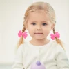 1/6Pcs Fashion Baby Hair Accessories For Kids Bowknot Hair Clips For Cute Girls Colorful Bows Clip Hairpin Hair Accessories Set 1
