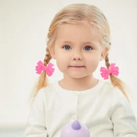 1/6Pcs Fashion Baby Hair Accessories For Kids Bowknot Hair Clips For Cute Girls Colorful Bows Clip Hairpin Hair Accessories Set 1