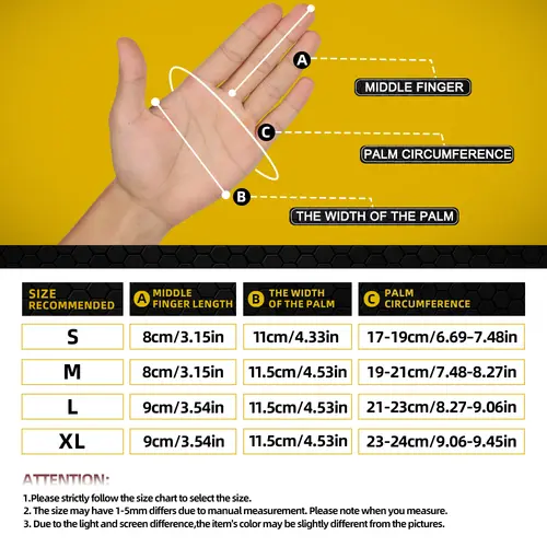 Tactical Gloves Touch Screen Full Finger Glove Hard Shell Fleece Warm Combat Airsoft Hunting Hiking Bicycle Cycling Non-slip Men - Image 6