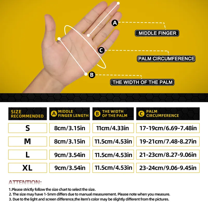 Tactical Gloves Touch Screen Full Finger Glove Hard Shell Fleece Warm Combat Airsoft Hunting Hiking Bicycle Cycling Non-slip Men - Image 6