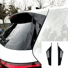 Samochód zewnętrzny ogon skrzydło pokrywa wykończenia wargi tylne po stronie okna Spoiler CoverStrip Decor dla VW GOLF 8 MK8 MK 2020-2022 ABS materiał tanie i dobre opinie CN (pochodzenie) 0 2kg 20cm 2020 2021 10cm 40cm Spojlery