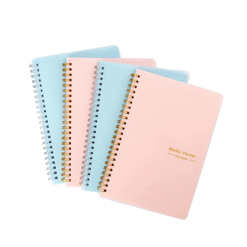 A5 의제 플래너 노트북, 일기, 주간 플래너, 목표 습관 일정, 학교 문구 장교용 정리함 노트북, 1 개