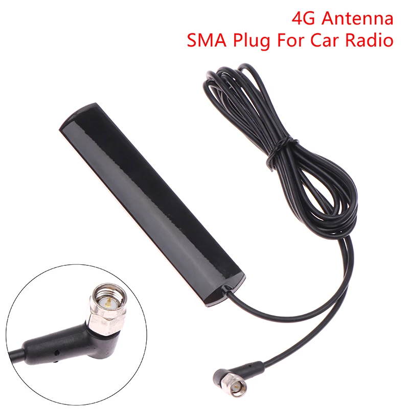 4G LTE 안테나(SMA 내비게이션 팜 뉴스 스크린 플러그 포함) 안드로이드 차량용 안테나, 차량 라디오용 4G LTE 무선 와이파이 라우터 블루투스