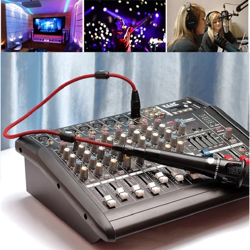 1/4'' TRS Stereo 6,35 mm Klinke auf 3-polige XLR-Buchse, abgeschirmtes Audiokabel für Mixer, Konsole, Verstärker, Lautsprecher, Studio, symmetrische Kabel – Detail 7