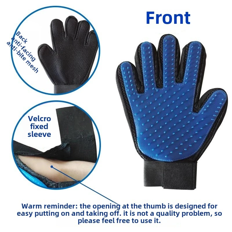 Cat Wool Glove Removes Hairs Dog Grooming Equipment Clean and Remove Hair for Dogs Can Bathe Comb Combing Supplies Pet Products