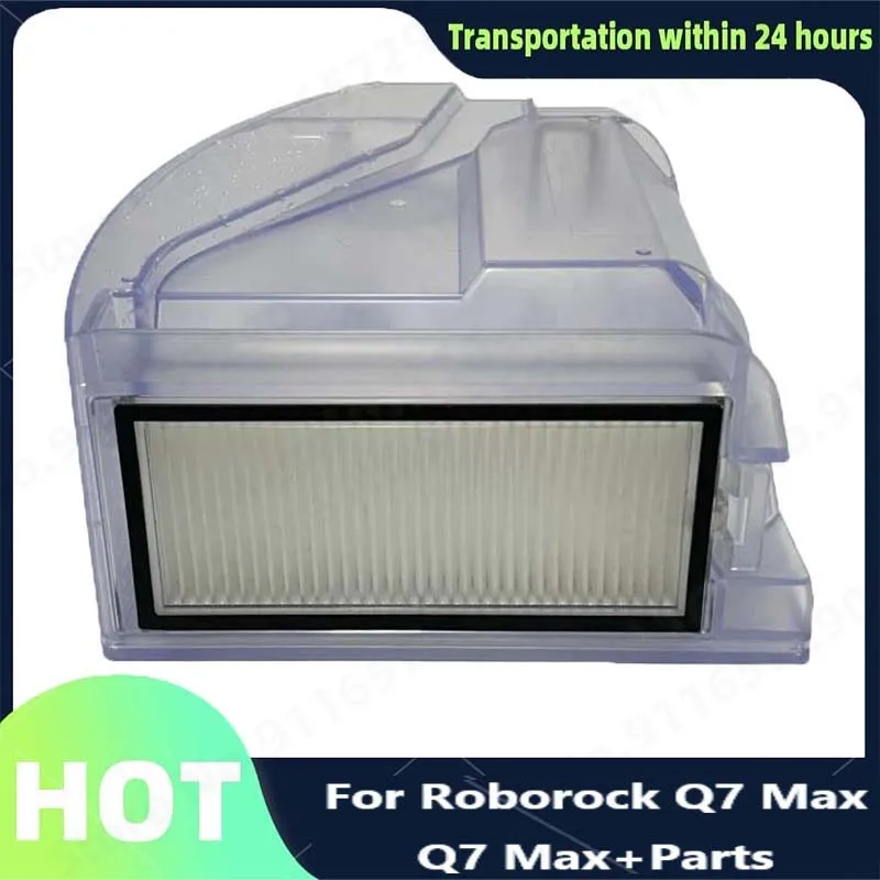 

Roborock-cubo de basura Q7 Max Q7 Max +, Original, depósito de agua, caja de polvo con filtros Hepa, accesorios para aspiradora