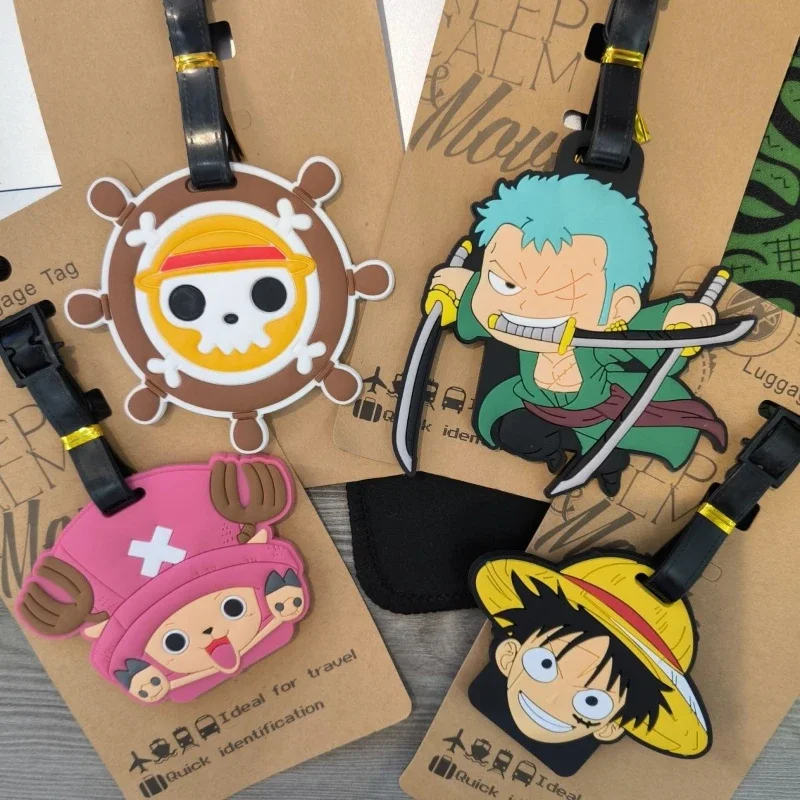 Japanese One Piece cartoon anime boarding check-in tag accessories