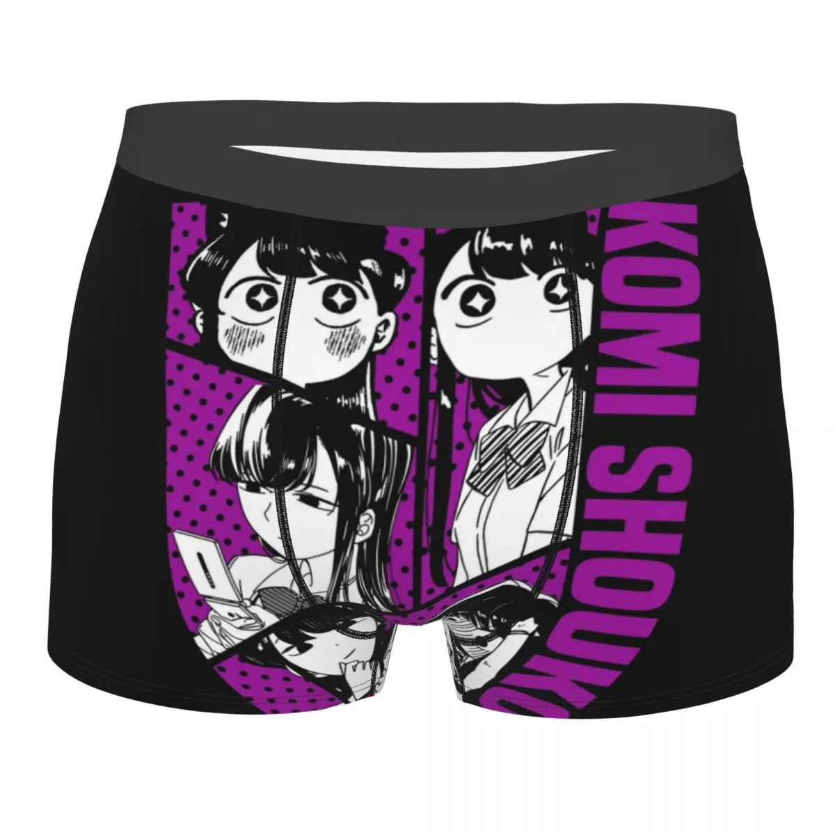 

Funny Boxer Shorts Panties Briefs Men's Komi Shouko Komi Can't Communicate Underwear Soft Underpants for Male