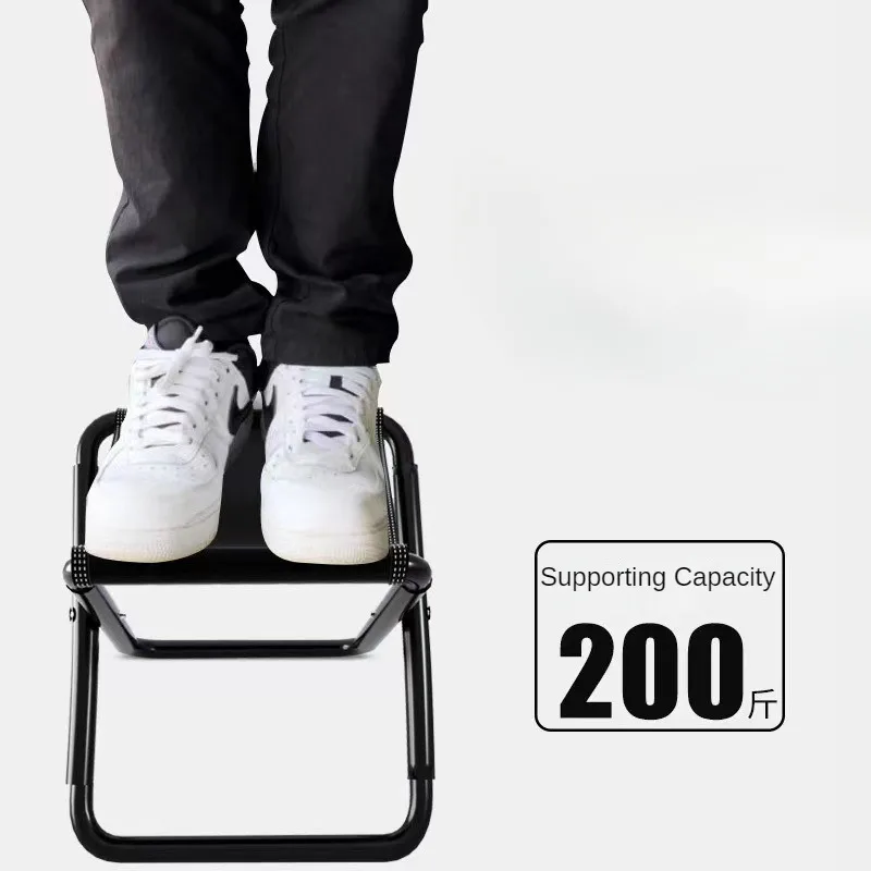 Fauteuil de pêche pliant portable léger pour camping randonnée pique-nique extérieur
