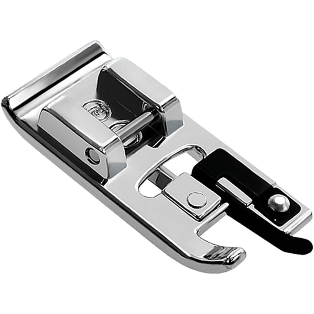 Enhanced Overlock Overcast Sewing Machine Presser Foot - Universal Low Shank Snap-On Accessory