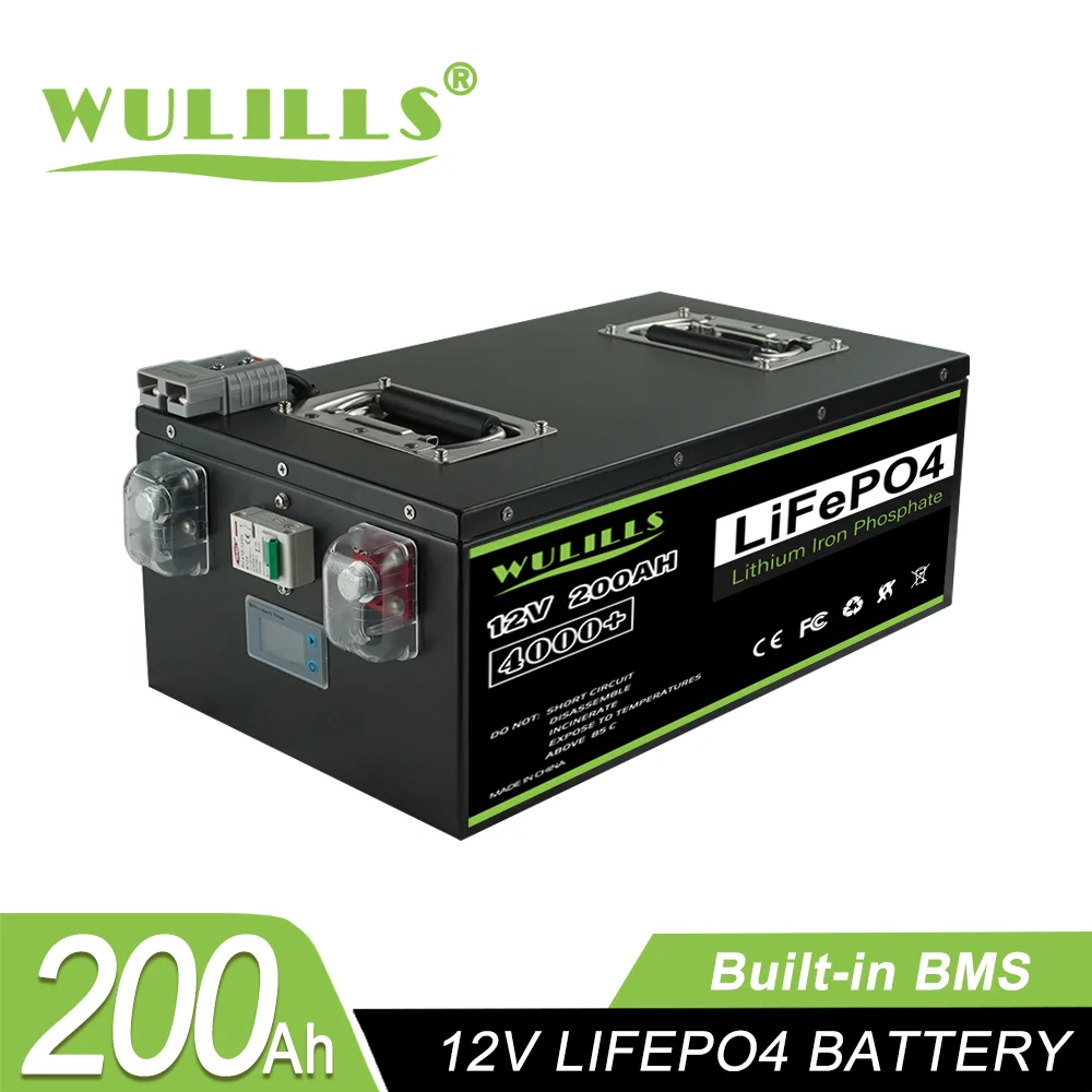 390805-e40756.png 12v 200Ah LiFePo4 Battery Pack Built in BMS Lithium Iron Phosphate Battery for Off Road Off 12v, 200Ah, LiFePo4 Battery Pack Built-in BMS Lithium Iron Phosphate Battery for Off-Road Off-grid Solar Energy RV Campers No Tax Mallzona