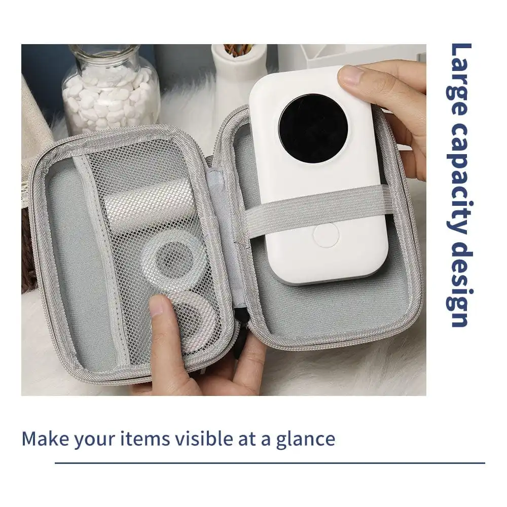 Phomemo Hard Shell Storage Bag for M02/M02S/M02Pro/M110/M120/T02/D30 Thermal Label Printer
