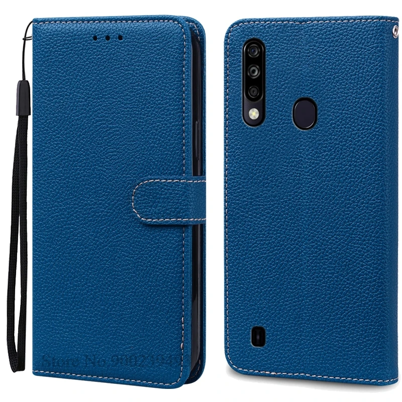 Sleek Silicone Wallet Leather Flip Case with Soft TPU Back Cover