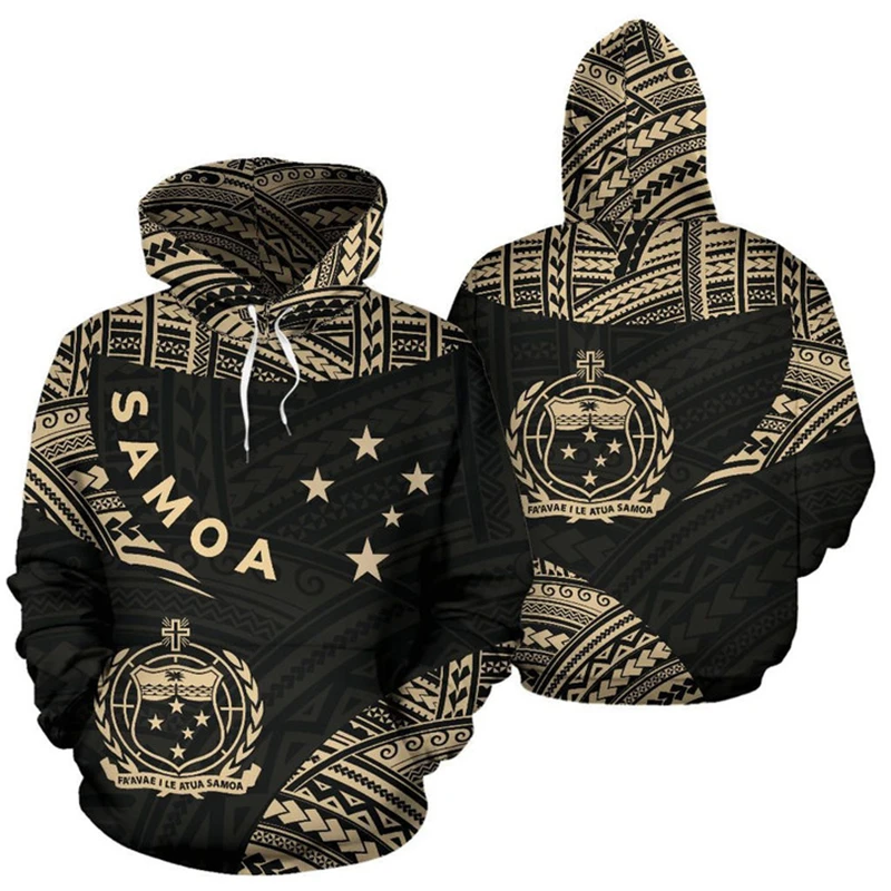 Samoa Polynesian Custom Personalised Hoodie - Manu Samoa Rugby