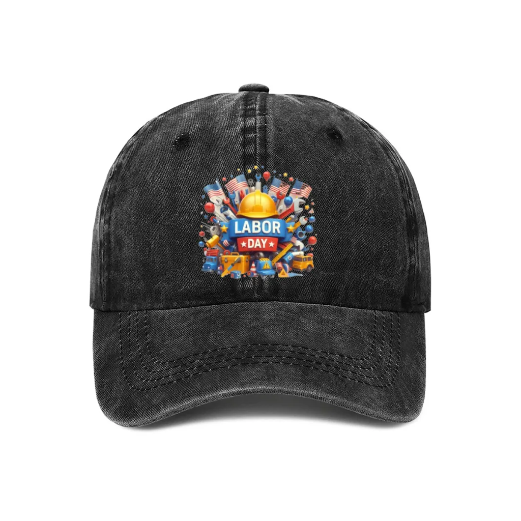 

Happy Labor Day Baseball Cap Adjustable Unisex Hat