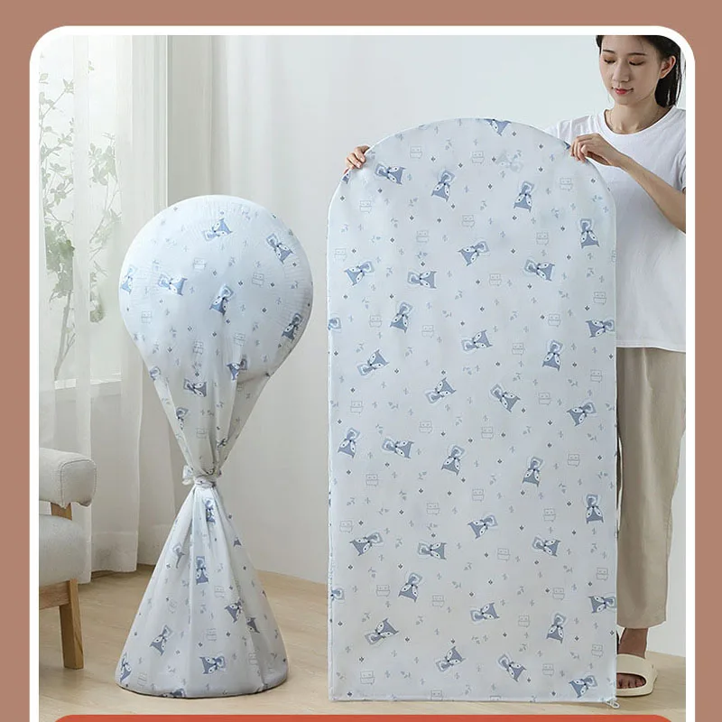 Electric Fan Cover Dustproof Round Standing Fans Mesh Shield Protector Bag 50-65cm Damp-Proof Pedestal Floor Fan Anti-Dust Cover