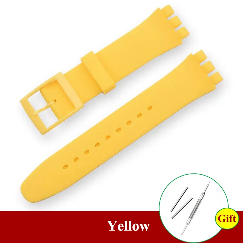 Colorful Soft Silicone Bracelet Watchband Strap Replacement with Tool