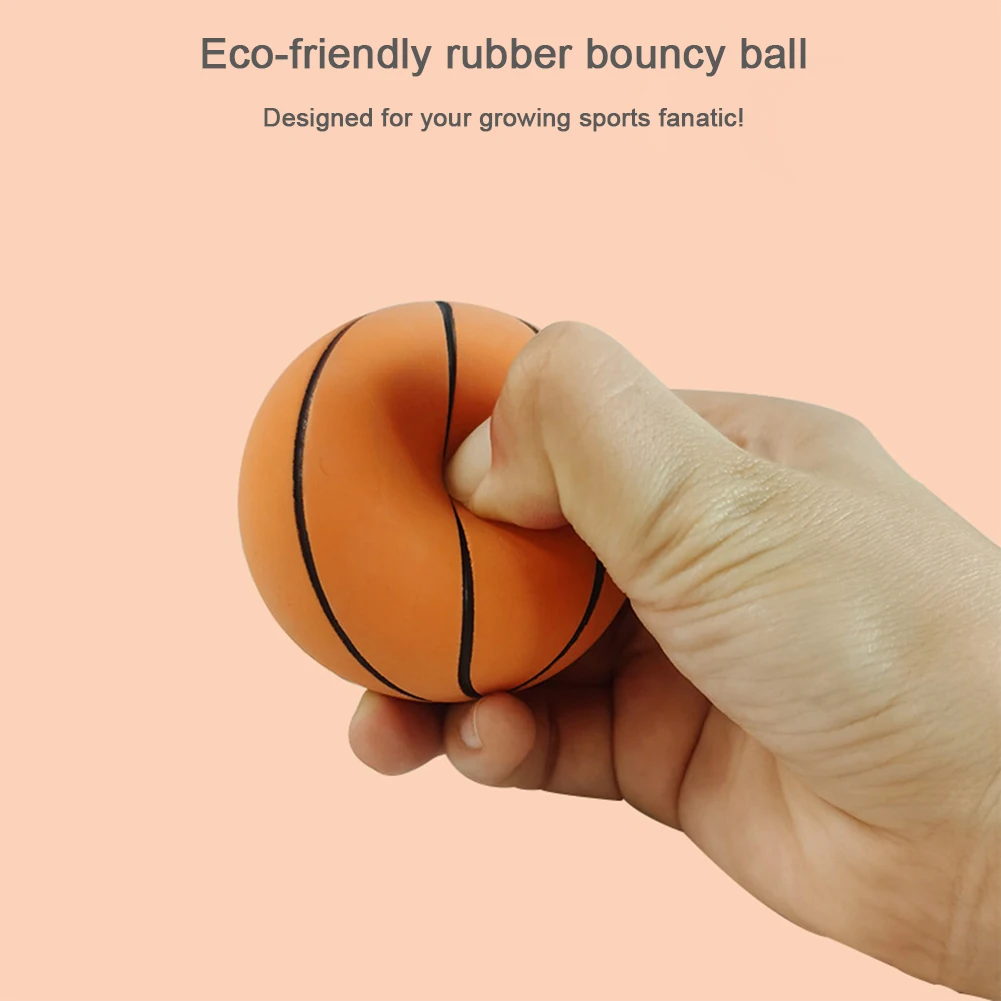 6cm 소형 풍선 농구 고무 미니 스포츠 농구 부드러운 고탄성 감압 공 가족 부모-자녀 게임
