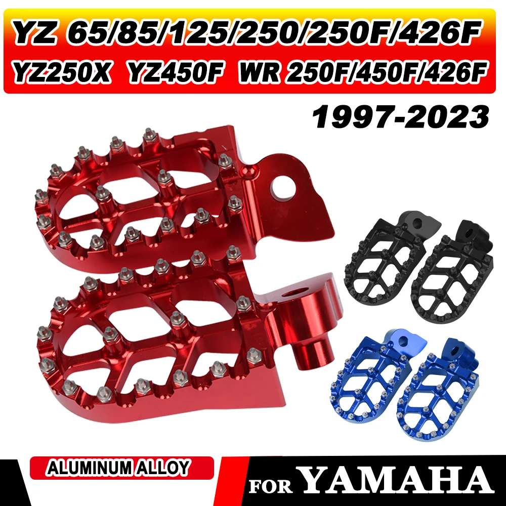 

Footrest Footpeg Foot Pegs Rest Pedal For YAMAHA YZ 65 85 125 250 125X 250X 250FX 450FX WR 250F 450F YZF WRF 250 450 Accessories