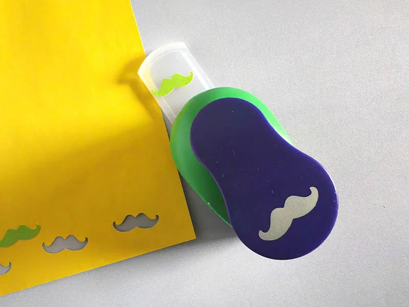 1" 25mm mustache craft punch set Hole Paper Cutter mustache Scrapbooking punchers Paper Puncher eva hole punch