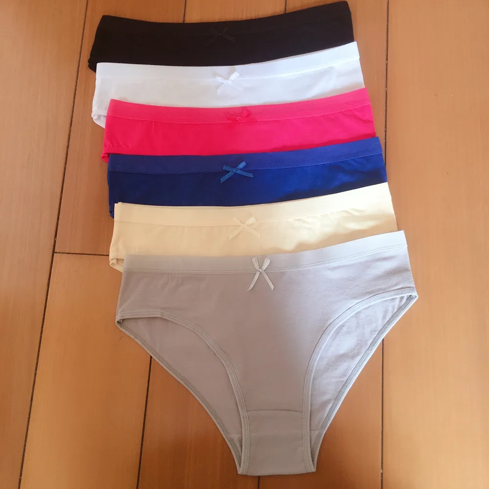Pack De 6 Bragas Tipo Shorts Mujer - Algodón 95%, Elásticas, Cómodas Y De Diario, Modelo 3407
