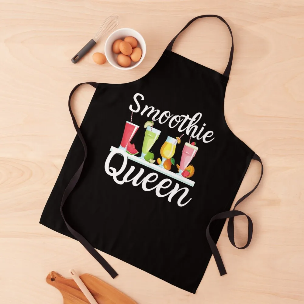 

Smoothie Queen, I Love Smoothies, Vegan Smoothies Apron custom apron Long apron