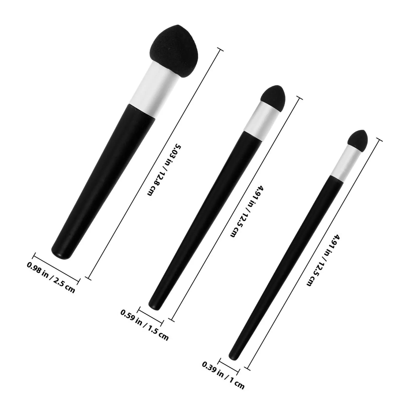 3Pcs 스케치 블렌딩 스폰지 펜 세트 고급 질감 드로잉 아트 블렌더 DIY 페인트 스폰지 브러쉬 그래피티 페인팅 도구