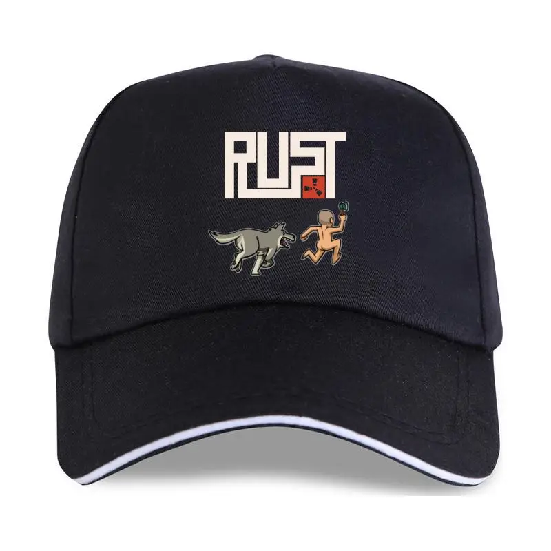 

new cap hat Men's Rust Players Be Like Humorous Baseball Cap Rust Survival Game Round Neck Clothes Gift Idea