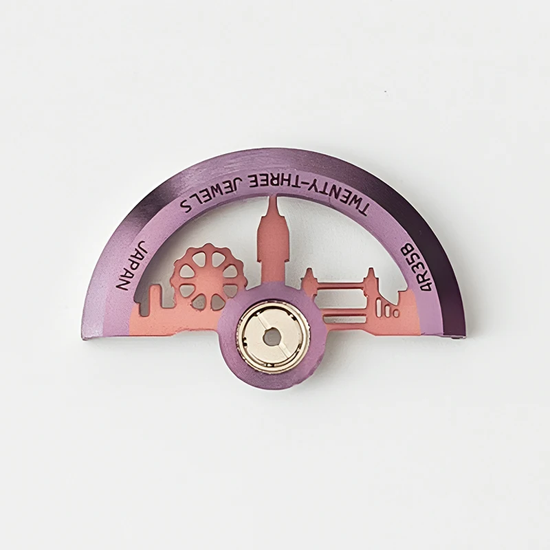 Premium Gold and Blue Black Automatic Movement Rotor