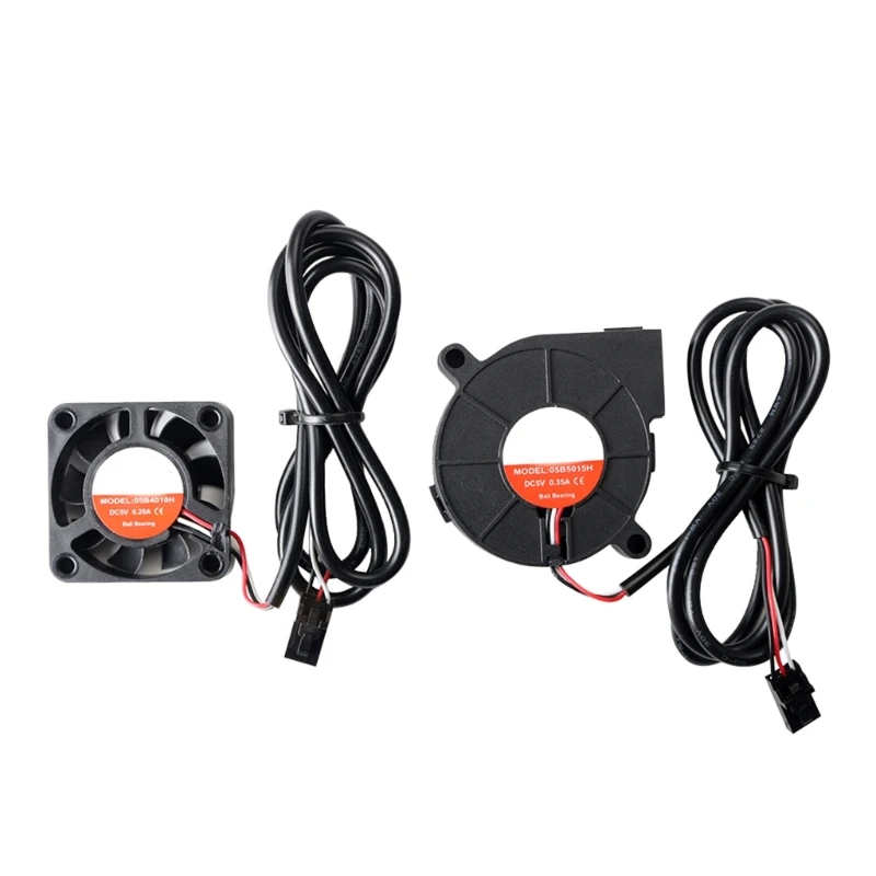 

MK3S+ 3D Printer Cooling Fan 5015 4010 DC5V Blower Air Fan Bearing Cooling Cooler Small Fan For 3D Printer