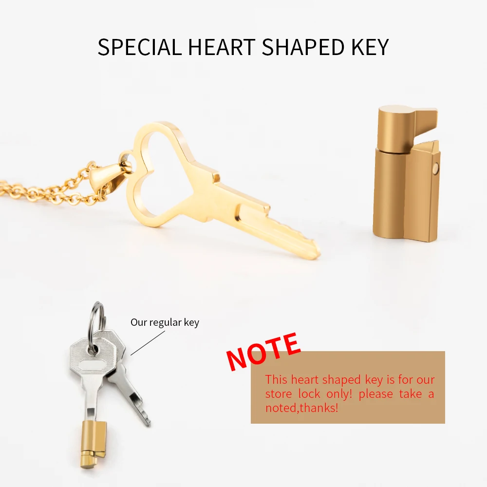 Heart Shaped Key Necklace Chastity Cage Key Holder Accessory Male Chastity Device Replacement Keys Sex Toys Adult Games Gift