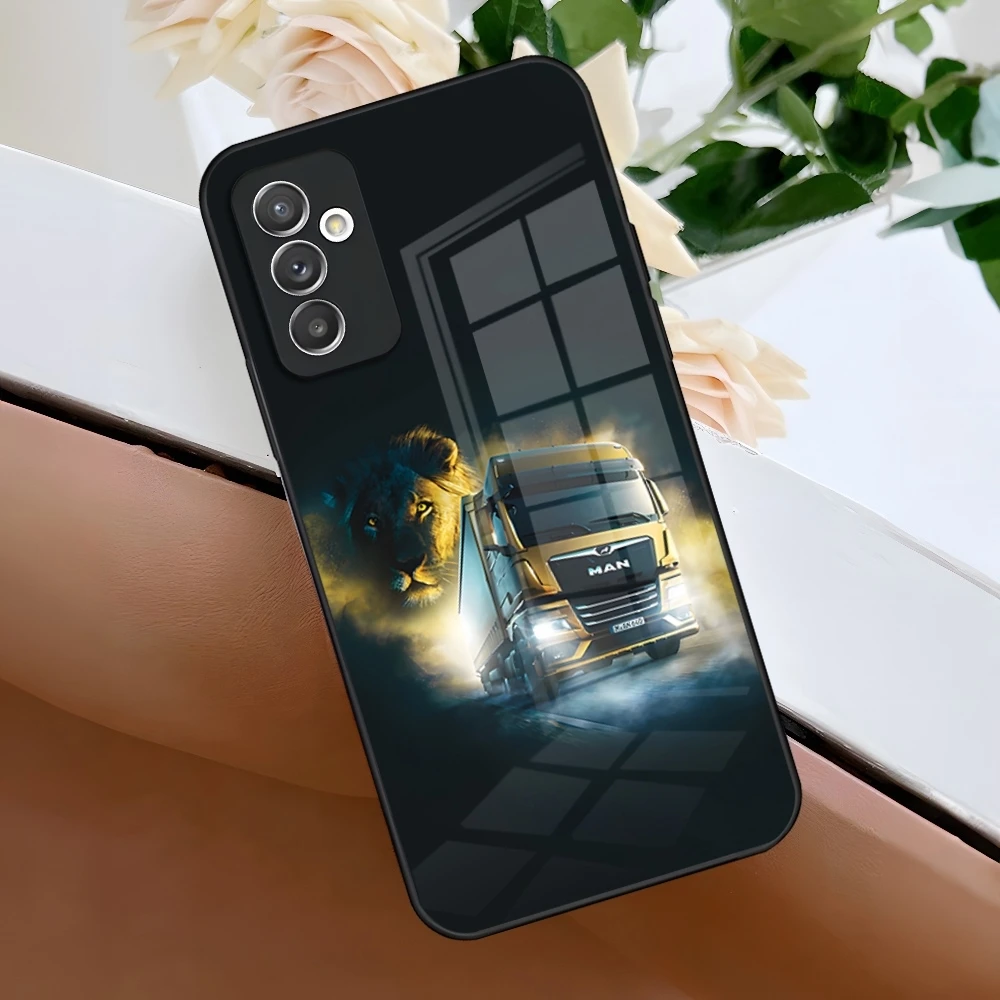 Vintage Man Truck Logo Phone Case Cover