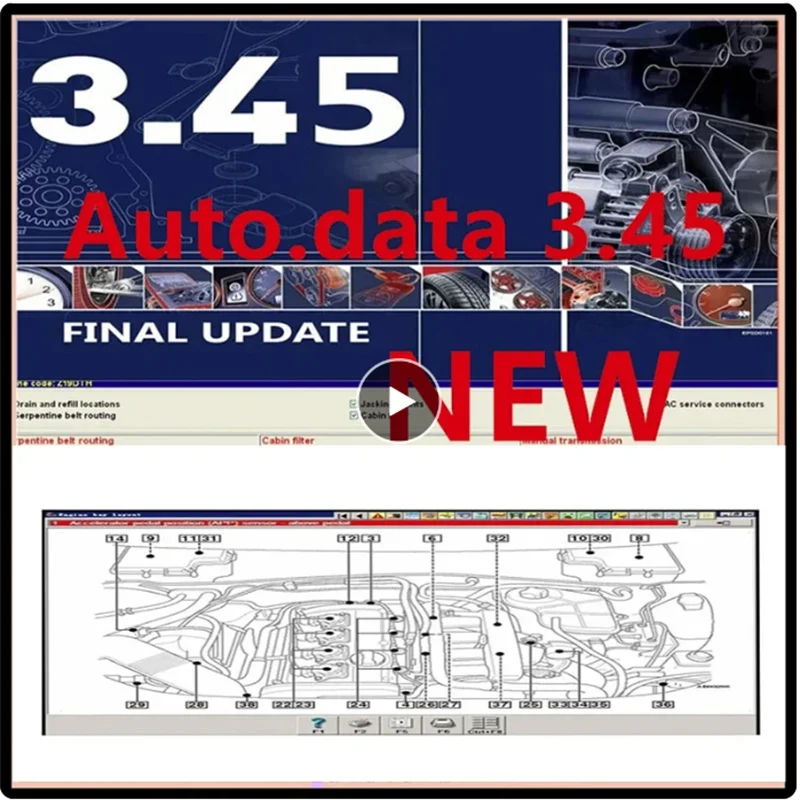 

Newest Auto Data 3.45 wiring diagrams data install video autodata software easy install car software fee help install auto data