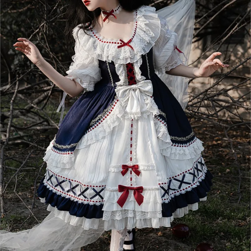 

White Xueji Skirt Tea Party Tiantong Daily Flower Wedding Gorgeous Dress