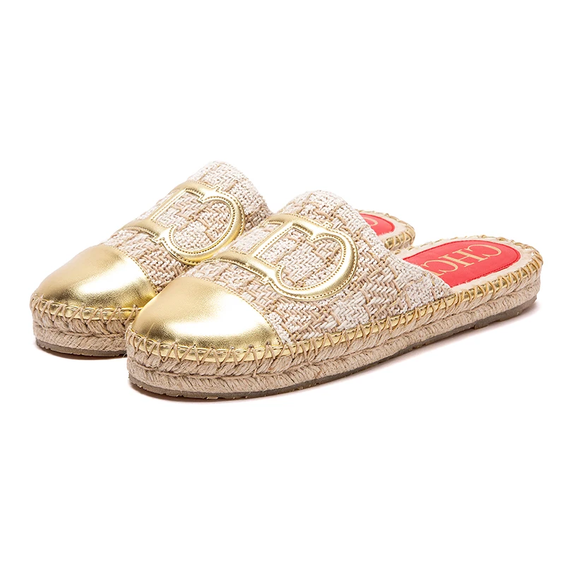 أحذية CHCH النسائية المسطحة 2024 أحذية منزلية جديد...