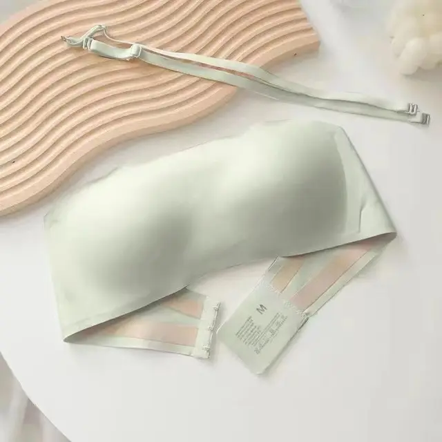 Soutien-gorge tubulaire sans couture, Sexy, Invisible, sans bretelles, sous-vêtements fins, antidérapants, Push up, Bralette, Lingerie féminine sans fil