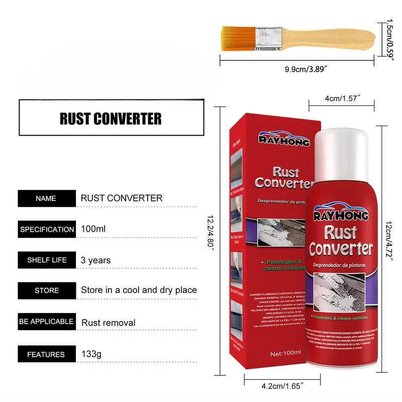 100ml Car Chassis Rust Converter Water Based Metal Rust Remover Proofing Protection for Car SUV Truck Remover paint rust remover rust remover spray metal rust remover rust remover converter