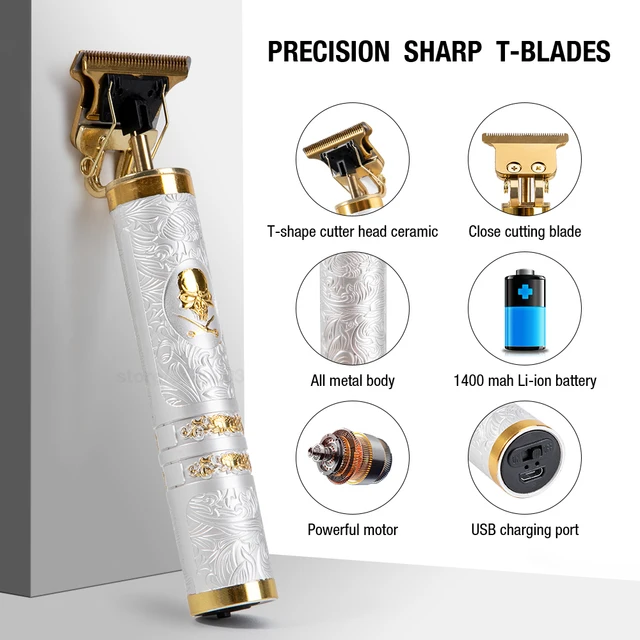 Hair Clippers Professional For Men Hair Cutting Machine Cordless Electric Hair Trimmers Barber Shop Set Beard Shaving 3