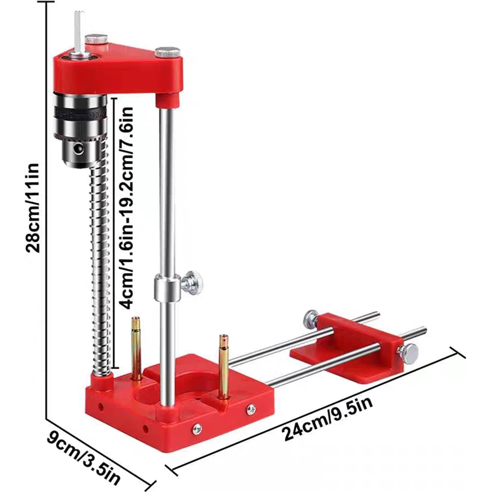 Electric Drill Hole Locator Adjustable Punch Hole Stand Holder drill locator