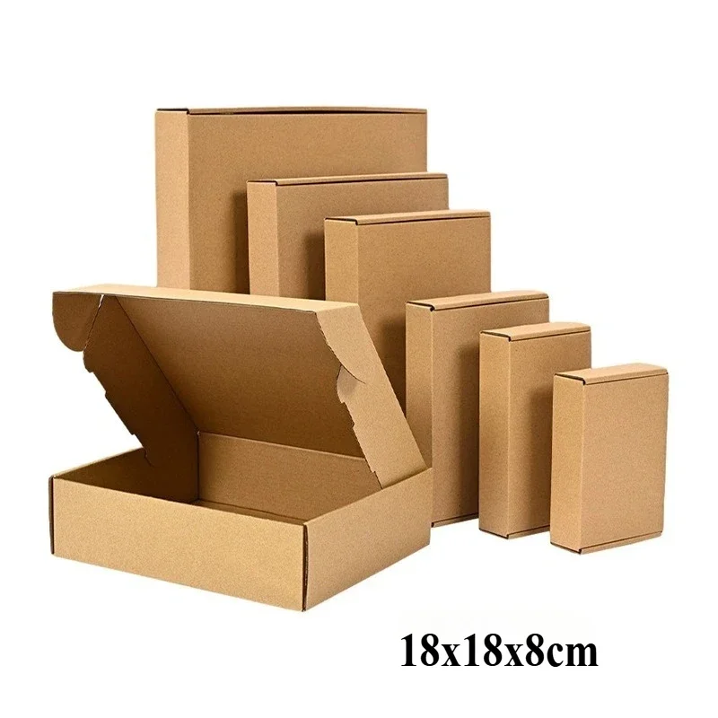 20/10PCS Corrugated Box Mailers,Brown Cardboard Shipping Box Corrugated Box Mail