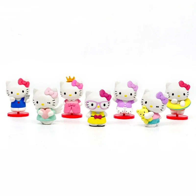 Hello Kitty Cute Cat Handmade Cake Decoration Kt Con Anelli Da Nuoto Princess Love Wings Eye Playing Cellulari Cat Toy