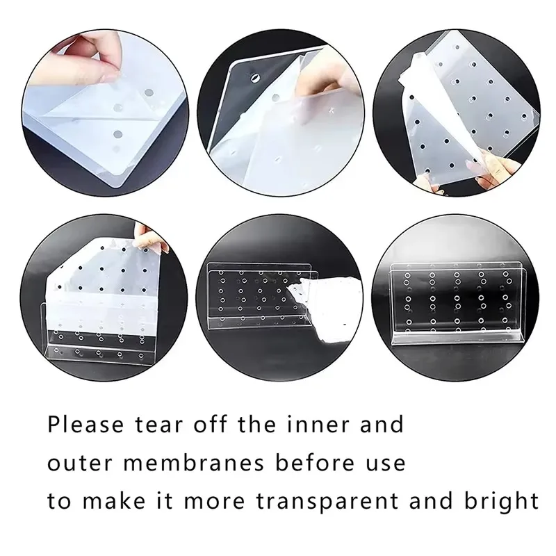 Hole Cake Pop Stand Candy Display Acrylic Stand Clear Durable Candy Stand Baby Shower Wedding Party Birthday Dessert Placement