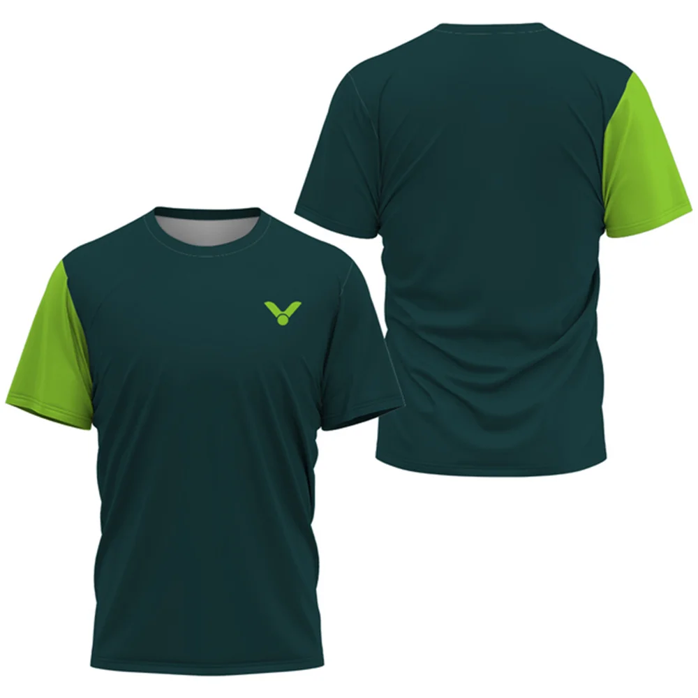 Badminton Tennis T-shirt For Men Basketball Soccer Table Tennis Uniform Quick Drying Gym Sport Fitness Running Short Sleeve sport t shirt