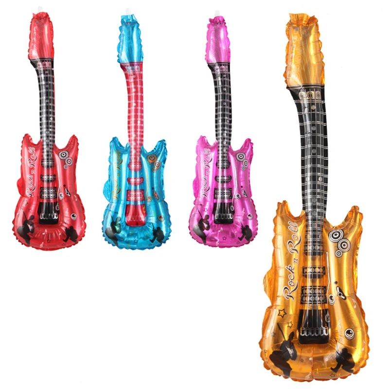 Musical Instrument Guitar Balloon Helium Air Foil Balloons Christmas