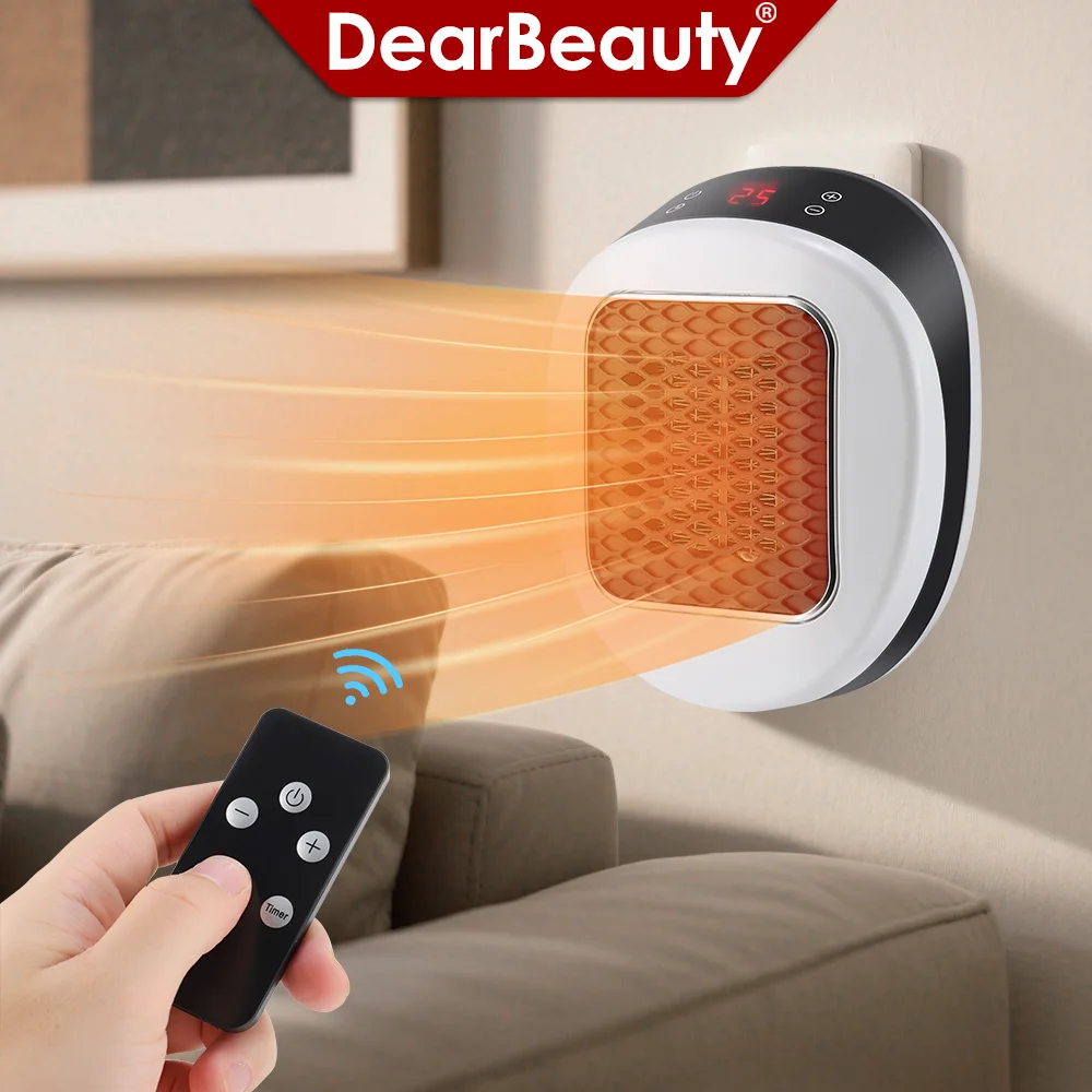Portable Electric Heater with Remote Control for Home Use