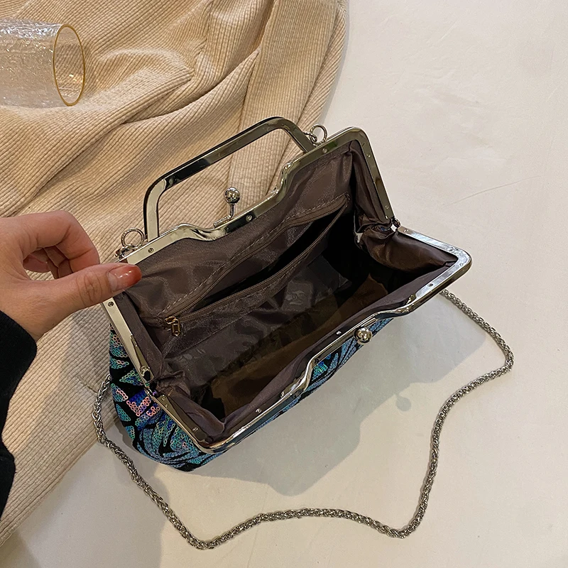 Fashion Shining Glitter Women Handbags For Women 2023 Clutch Bags For Women Wedding Evening Bag Sequined Party Crossbody Bags