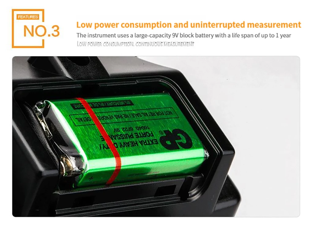 Testo 608-H1/H2 Electronic High Precision Thermohygrometer LCD Display Temperatu