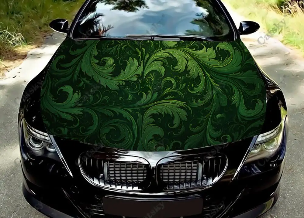 

Artistic - Aesthetic Car Hood Vinyl Stickers Wrap Vinyl Film Engine Cover Decals Sticker on Car Auto Accessories