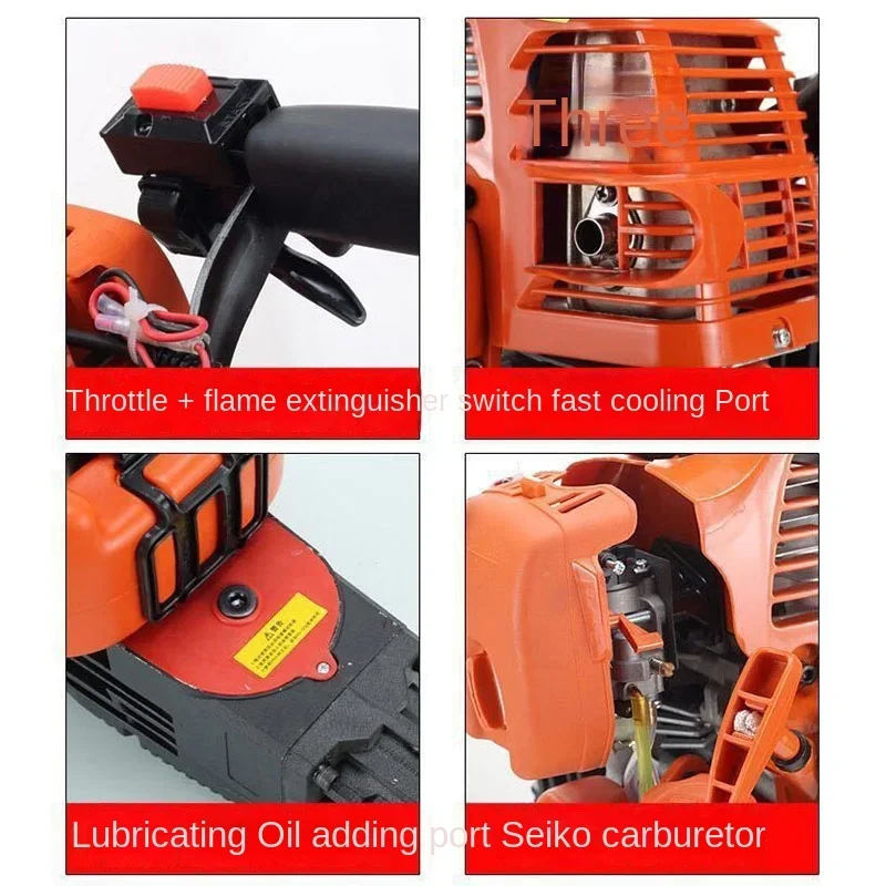 1900W 52CC Multifunction Gasoline Digging Root Machine Tree Transplanting Machine Planting Tree Shovel Rock Drilling Machine 5