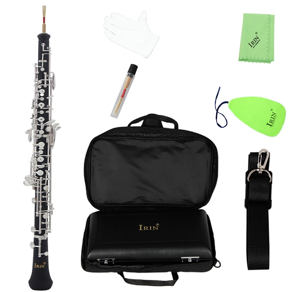 Black Oboe 22 Key C Semi Automatic Bakelite Oboe Combination